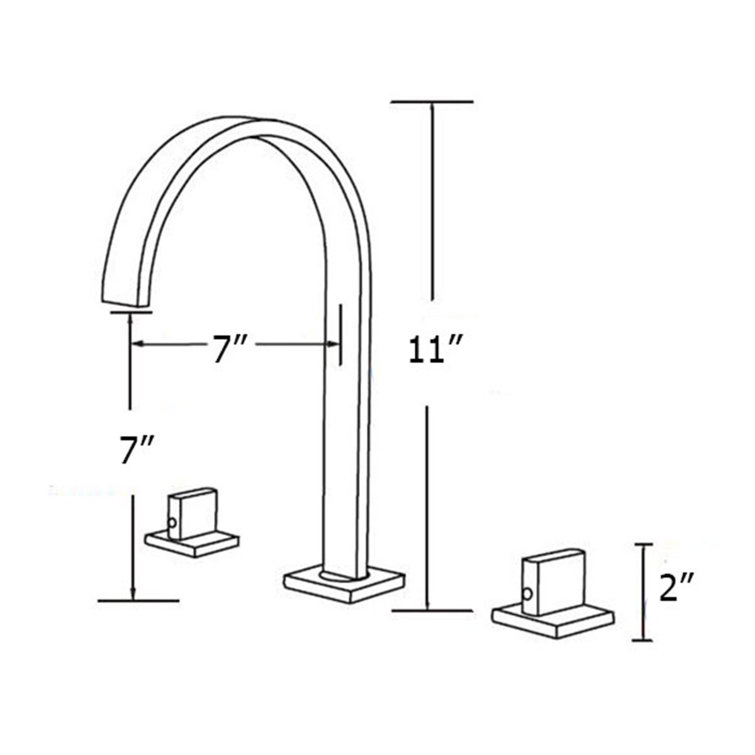 Decoraport Vessel Sink Faucet Singlehandle Bathroom Faucet Wayfair